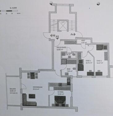 Foto - 4 Zimmer Etagenwohnung zum Kaufen in Bobingen