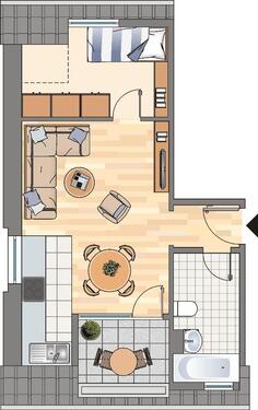 Foto - 1 Zimmer Etagenwohnung zur Miete in Dortmund