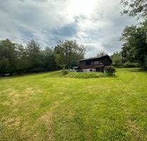 Wunderschönes Wochenendgrundstück mit Häuschen und Terrasse - Steinbach am Donnersberg