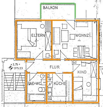 Foto - 3 Zimmer Etagenwohnung zum Kaufen in Bad Berneck im Fichtelgebirge