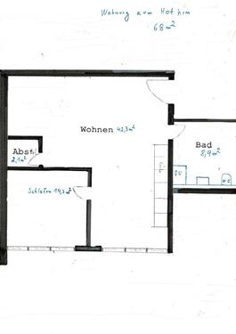 Foto - Erdgeschoßwohnung in Sinn zur Miete