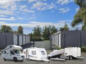 Foto - Sicherer Caravan-Stellplatz für Wohnwagen WoMo Anhänger usw