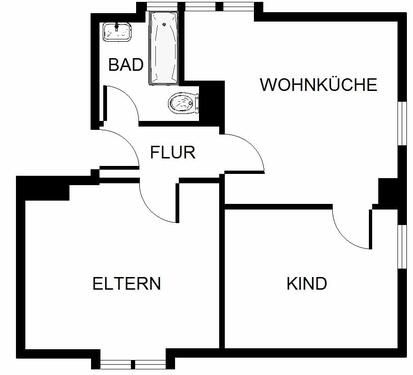 Foto - Etagenwohnung zur Miete in Gelsenkirchen