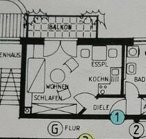 1 Zimmer Wohnung Singlewohnung - 500,00 EUR Kaltmiete, in Vöhringen (PLZ: 89269)