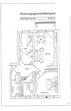 Foto - 3 Zimmer Etagenwohnung zur Miete in Drei Gleichen