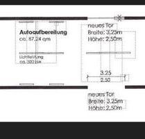 Halle mit 87qm zu vermieten - 700,00 EUR Kaltmiete, in Oberaurach (PLZ: 97514)