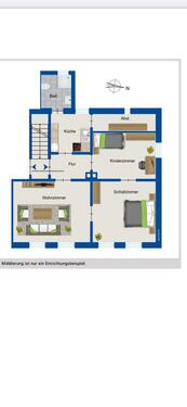Foto - Gemütliche 3-Zimmer-Dachgeschosswohnung mit Gartennutzung
