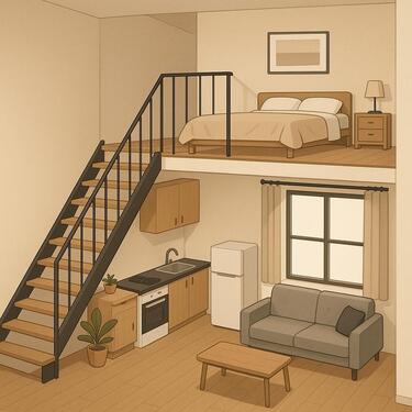 Foto - Charmantes 1-Zimmer Maisonette Apartement nach Renovierung