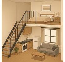 Charmantes 1-Zimmer Maisonette Apartement nach Renovierung - Bischofsgrün