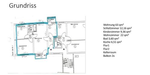 Foto - 3 Zimmer Etagenwohnung zum Kaufen in Wolfsburg