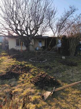 Foto - Kleingarten ca.400m², in Zwenkau mit Laube und Geräteschuppen