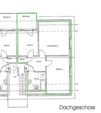 Foto - Dachgeschosswohnung mit Terrasse - WBS benötigt
