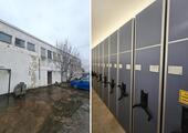 Foto - LagerflächeArchivraum mit Heizung und Aktenregalsystem