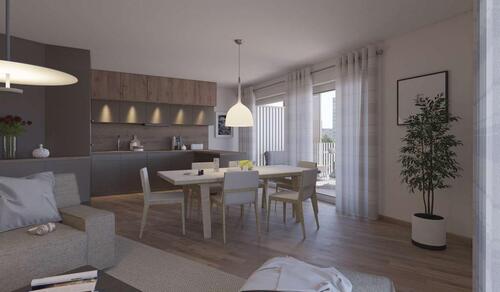 Foto - Erstbezug Neubau - Großzügige 3-Raumwohnung mit 2 Bädern & Südbalkon