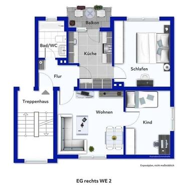 Foto - Etagenwohnung in Duisburg