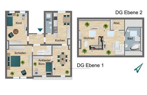 Foto - 4 Zimmer Etagenwohnung in Pößneck