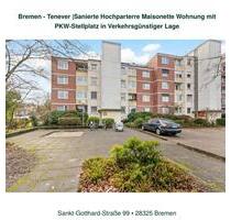 Erdgeschosswohnung mit Terrasse in TeneverOsterholz - Bremen