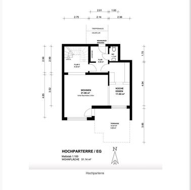 Foto - 3 Zimmer Maisonettenwohnung in Bremen