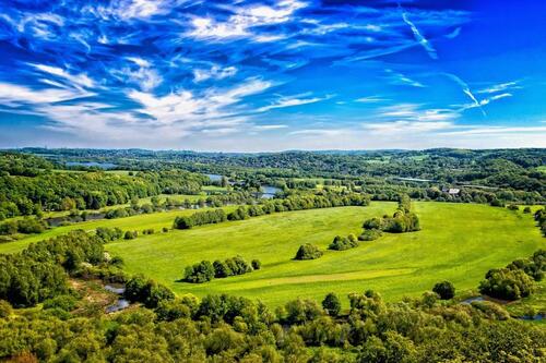 Foto - Freizeitgrundstück mit Ausblick, leichte Hanglage