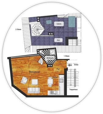 Foto - ERFURT-TOP-2-ZIMMER-MAISONETTE-WOHNUNG MIT EBK & BLICK ÜBER ERFURT