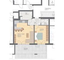 Helle 2-Zimmer Wohnung Terassenwohnung in Waldkraiburg