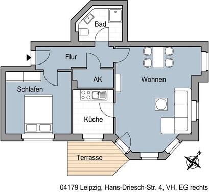 Foto - Etagenwohnung zur Miete in Leipzig