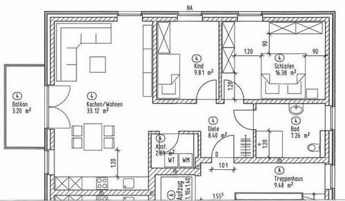 Foto - Etagenwohnung zur Miete in Bocholt