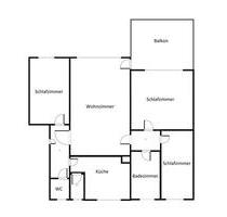 4-Zimmer-Wohnung mit Balkon - 756,00&nbsp;EUR Kaltmiete, ca.&nbsp; 86,19&nbsp;m&sup2; in Osnabrück (PLZ: 49088) Dodesheide