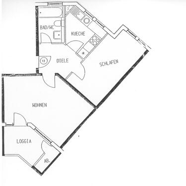 Foto - 2 Zimmer Etagenwohnung zur Miete in Werdau