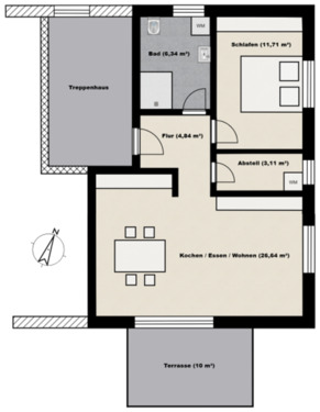Foto - Neubau - 2 ZKB Wohnung in ruhiger Lage in Thannhausen - Erstbezug