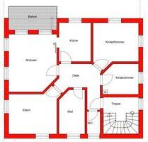 Hochwertige energieeffiziente 4-Zimmer-Whg mit BLK & TG Zentral - Senden