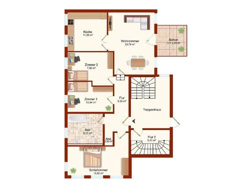 Foto - Etagenwohnung in Salzwedel zur Miete