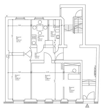 Foto - Wohnung Praxis zu vermieten - 608,00&nbsp;EUR Kaltmiete, ca.&nbsp; 78,50&nbsp;m&sup2;