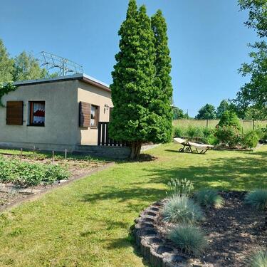 Foto - Schöner, gepflegter Kleingarten mit massivem Gartenhaus