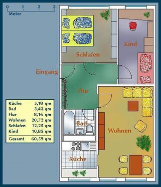 Foto - 3 Zimmer Etagenwohnung zur Miete in Dresden