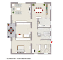 5-Zimmer-Wohnung mit Balkon in OrtenburgDorfbach