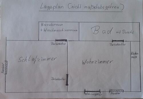 Foto - Vermiete 2-Raum Wohnung in Gotthun