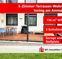 Große 5-Zimmer Erdgeschoß-Terrassenwohnung in Inning am Ammersee