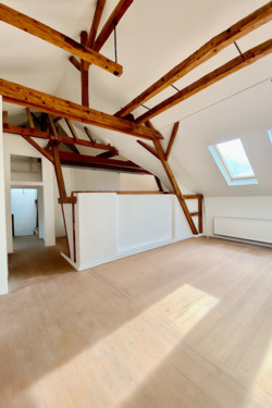 Foto - Offen gestaltete Dachgeschosswohnung in historischer Wassermühle