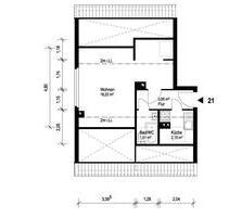 1-Raum-Dachgeschosswohnung in Lichterfelde (Schorfheide)