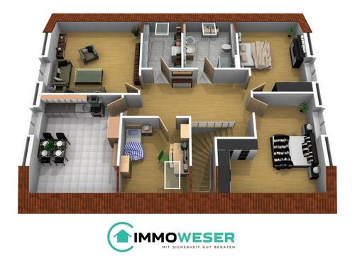 Foto - Dachgeschoßwohnung in Thedinghausen zur Miete