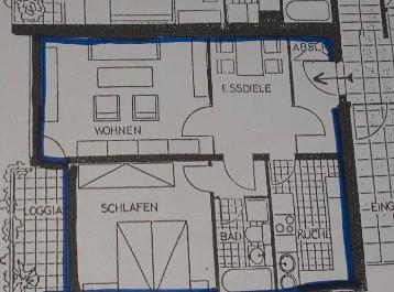 Foto - 2,5 Zimmer Wohnung 64qm im 1.OG teilrenoviert inkl. Aufzug