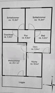Foto - 3 Zimmer Etagenwohnung zum Kaufen in Neukirchen-Vluyn