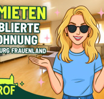 Möblierte Wohnung in Frauenland Hubland Wuerzburg - Würzburg