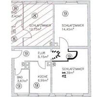 2 Zimmer Wohnung 45qm 2. OG Nürnberg Wöhrd