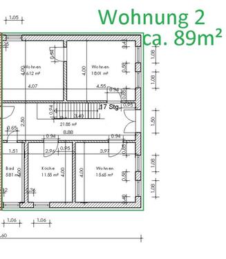Foto - Schöne 3-Zimmer-EG-Wohnung - 540,00 EUR Kaltmiete,