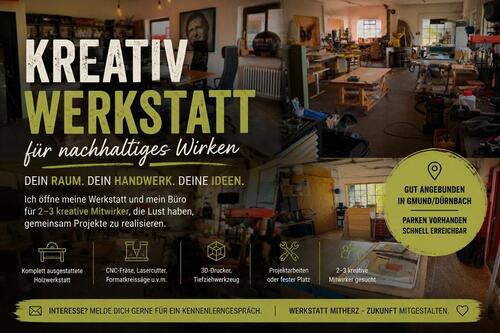 Foto - Kreative Werkstatt-Mitnutzung in Gmund