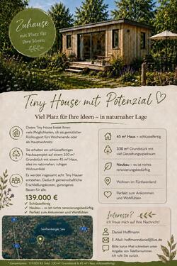 Foto - 45 m² Tiny House,330m² Grundstück, Senftenberg schlüsselfertig
