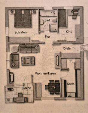 Foto - 3 Zimmer Wohnung in Kupferzell - 199.000,00 EUR Kaufpreis,