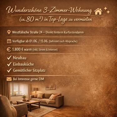 Foto - 3 Zimmer Etagenwohnung zur Miete in Berlin